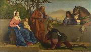Vincenzo Catena A Warrior adoring the Infant Christ and the Virgin Spain oil painting artist